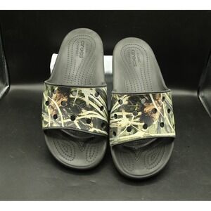 Crocs Realtree Camo Classic Iconic Comfort Slide Sandals  Men's 10 Women's 12